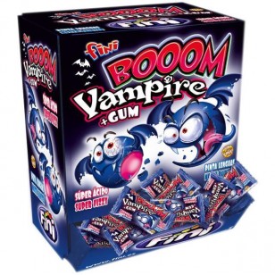 FINI BOOM VAMPIRE GUM SUPER SOUR MOUTH PAINTER PACK OF 200